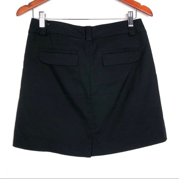 NIKE GOLF DRI FIT SKIRT BLACK SIZE 4 - Picture 2 of 12